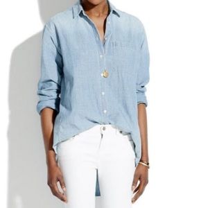 Madewell Long Sleeve Chambray Buttondown - Sz S